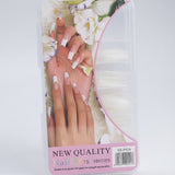 TIPS CURVATURA C TRANSPARENTES 100UNIDADES KS-P17A - NEW QUALITY