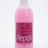 REMOVEDOR DE ESMALTE SOLUÇAO SEM ACETONA 5OOML - REPOS