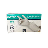 LUVAS DESCARTAVEL COM PO INOVEN (G) 100un