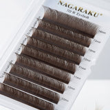 CILIOS DARK BROW 0.07D MIX 8-14MM - NAGARAKU
