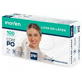 LUVAS DESCARTAVEL COM PO INOVEN PP 100UN
