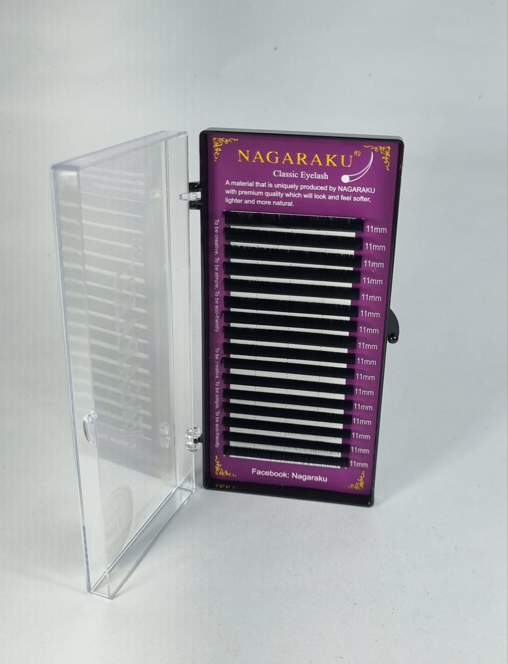 CÍLIOS NAGARAKU 0.05D- 11mm INVILA - Tudo para unhas em gel
