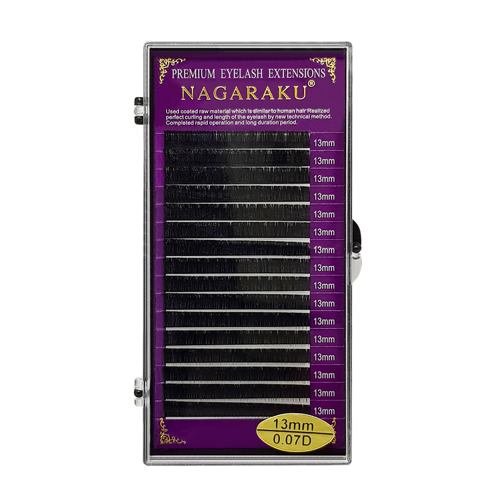 CÍLIOS NAGARAKU 0.07 D- 13mm INVILA - Tudo para unhas em gel