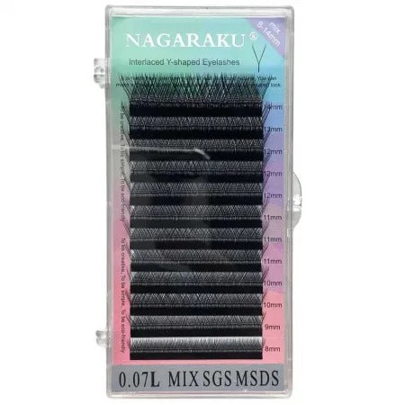 CÍLIOS NAGARAKU 0.07L- MIX 8-14MM INVILA - Tudo para unhas em gel