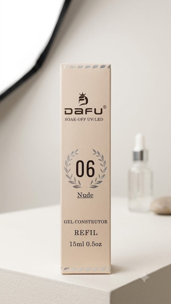 GEL CONSTRUTOR REFIL 06 NUDE 15ML - DAFU