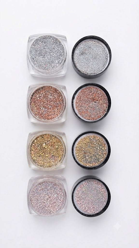 GLITTER REFLETIVO PARA UNHAS - INVILA