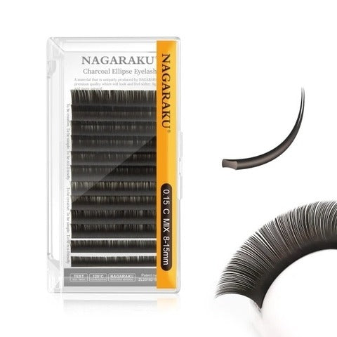 CILIOS NAGARAKU ELIPSE 0.15 D MIX 8-15MM INVILA - Tudo para unhas em gel