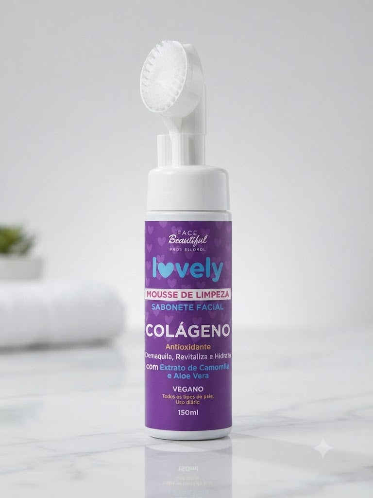 MOUSSE DE LIMPEZA COLAGENO LOVELY - FACE BEAUTIFUL