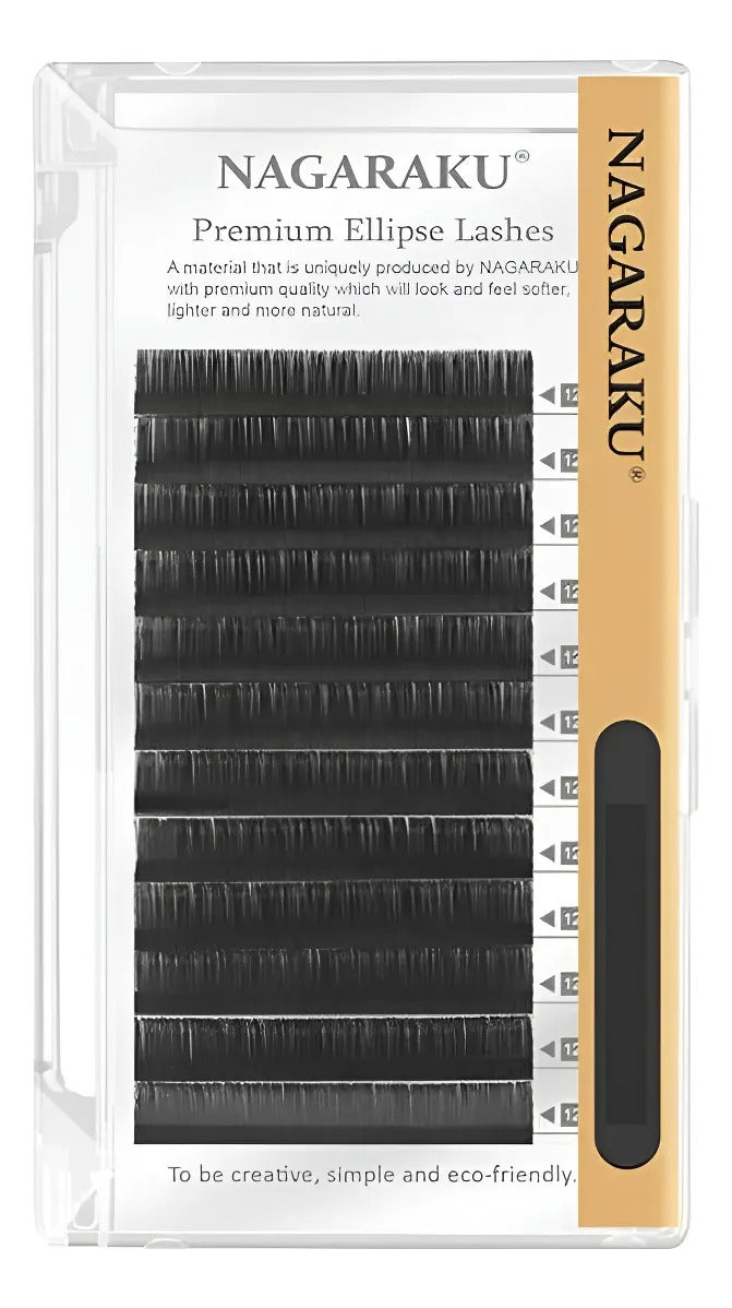 CILIOS NAGARAKU ELIPSE 0.20D MIX 8-15MM INVILA - Tudo para unhas em gel