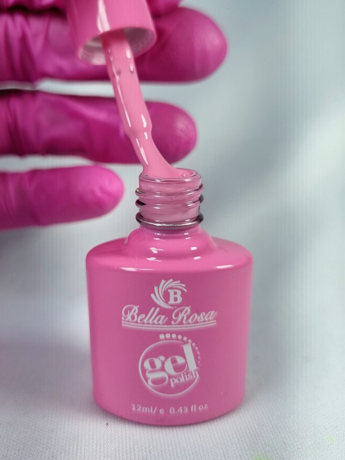 ESMALTE EM GEL BELLA ROSA 022- 12 Ml INVILA - Tudo para unhas em gel
