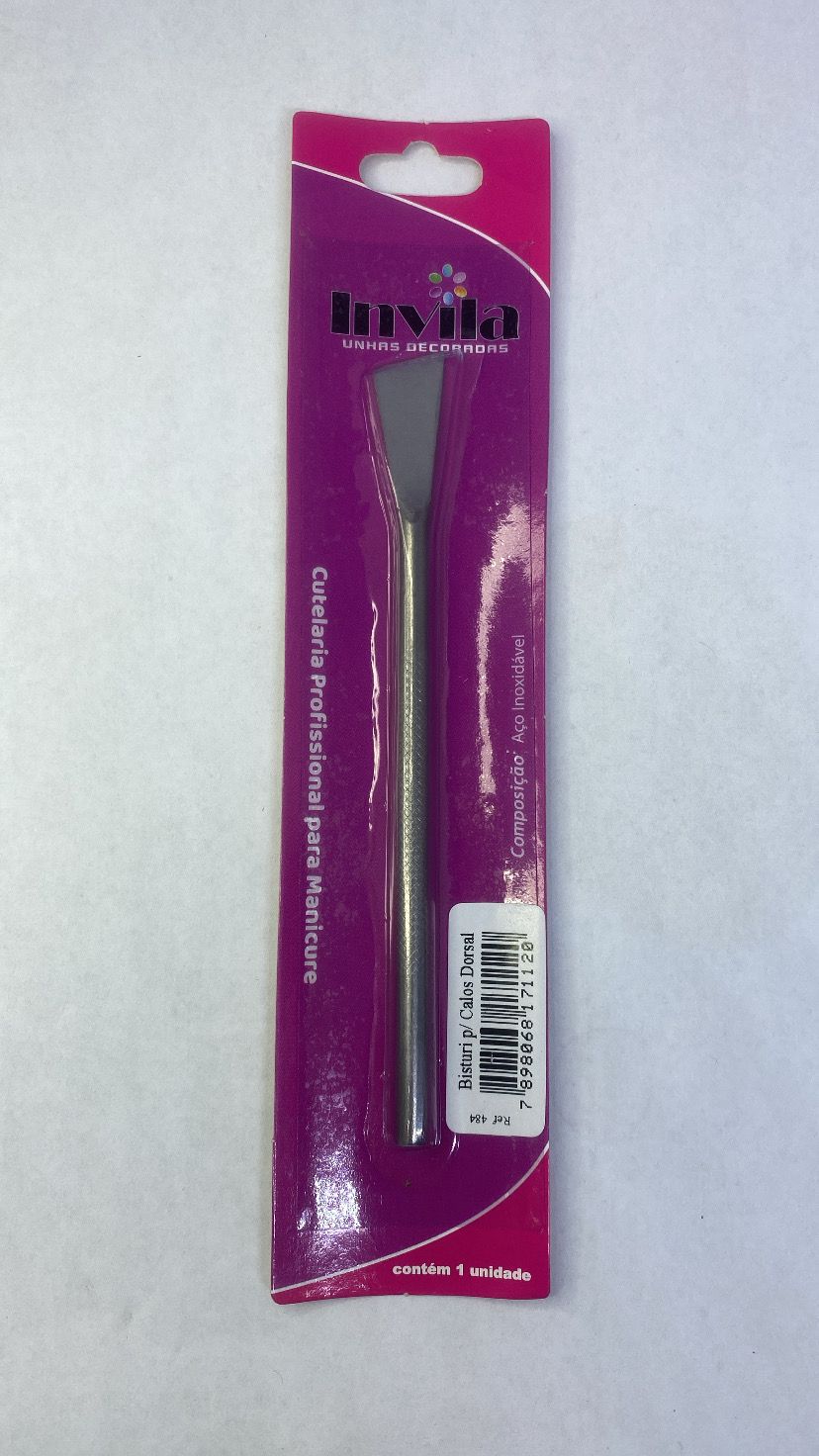 ESPATULA BISTURI P/ CALOS DORSAL -INVILA INVILA - Tudo para unhas em gel