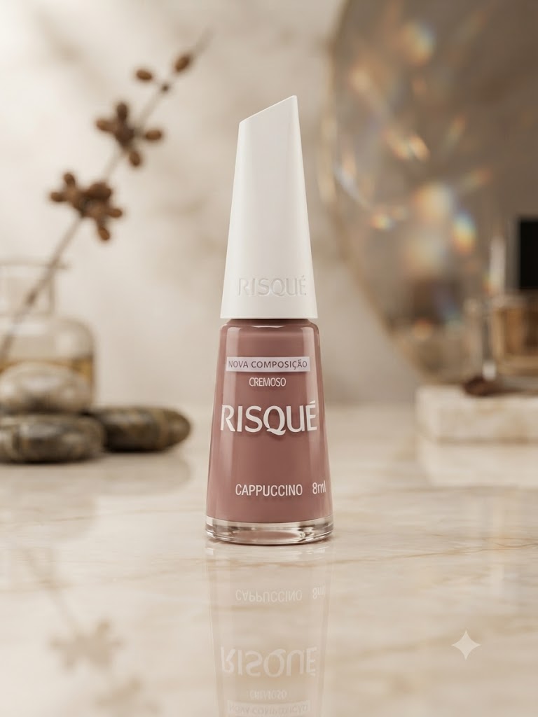 ESMALTE RISQUE 8ML CAPPUCINO