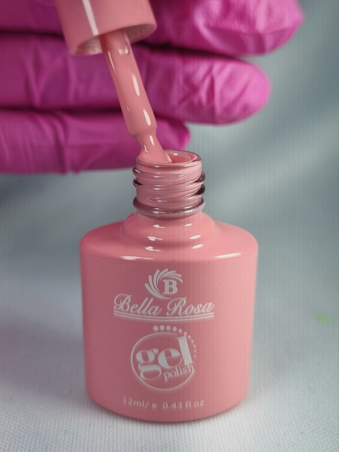 ESMALTE EM GEL BELLA ROSA 005- 12 Ml INVILA - Tudo para unhas em gel