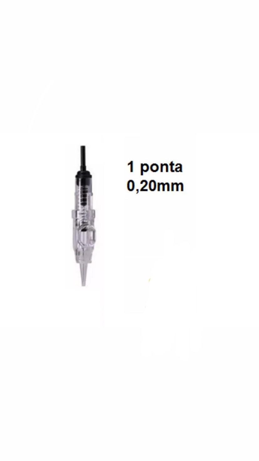 AGULHA EASY CLICK - 1 PONTA INVILA - Tudo para unhas em gel