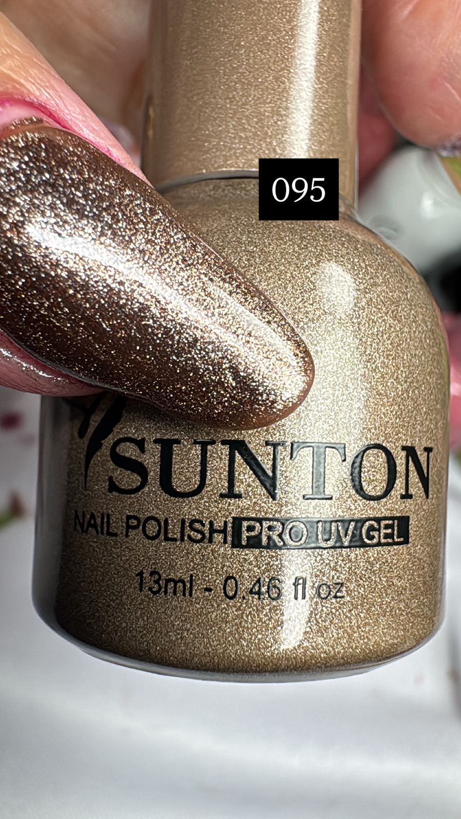 ESMALTE SUNTON 095 PRO UV GEL 13ML INVILA - Tudo para unhas em gel