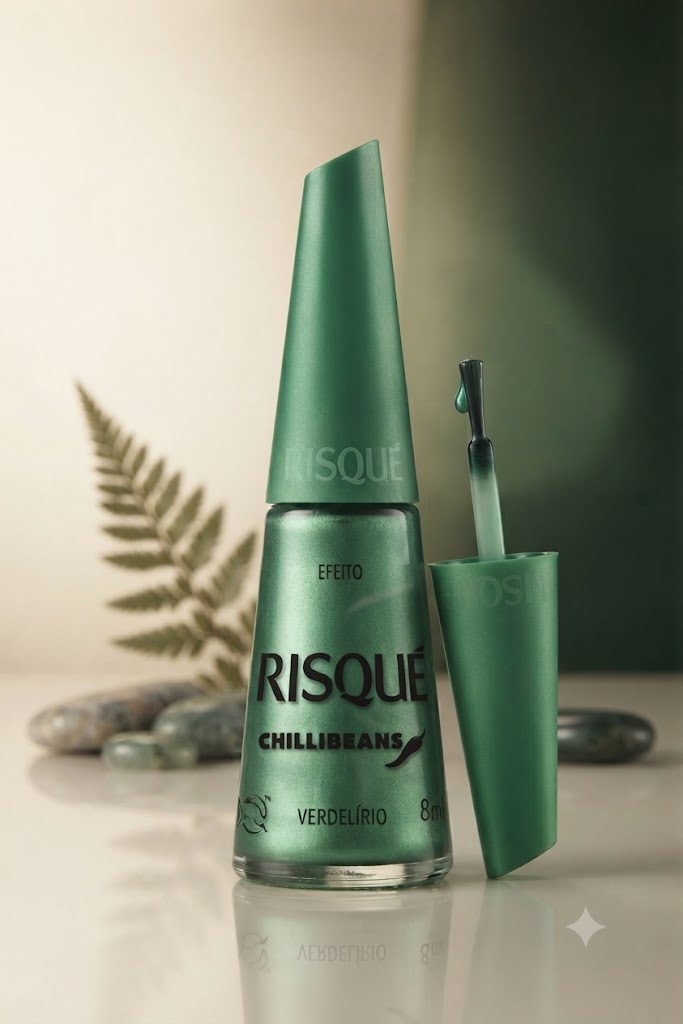 ESMALTE RISQUE 8ML VERDE LIRIO