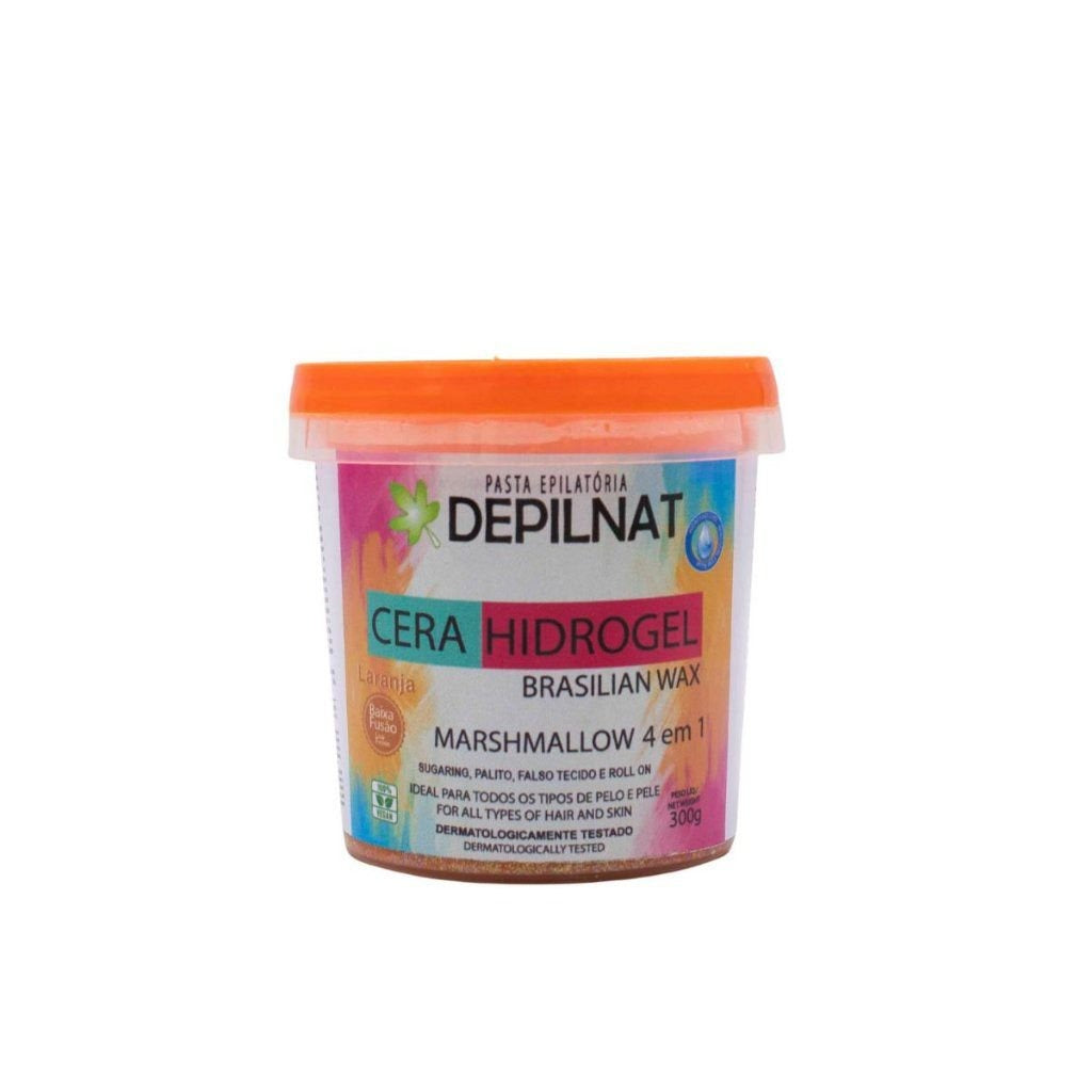 CERA HIDROGEL DE LARANJA 300G -DEPILNAT INVILA - Tudo para unhas em gel