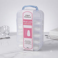 REAL LOVE - UNHAS POSTIÇAS BAILARINA 100PCS