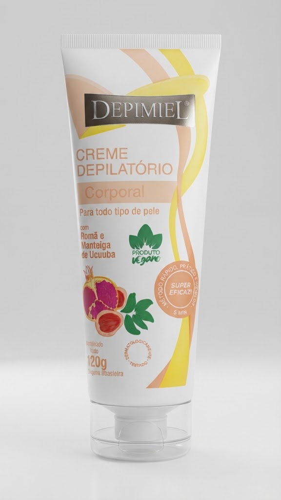 CREME DEPILATORIO ROMA E MANTEIGA UCUUBA DEPIMIEL 120G
