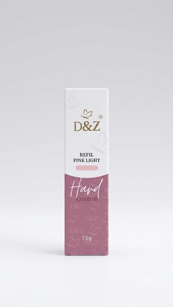GEL REFIL HARD CONTROL PINK LIGHT D&Z – 15G