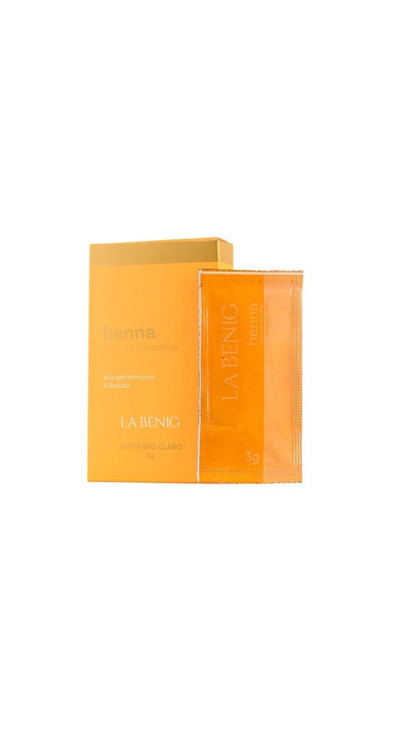 REFIL LA BENIG HENNA CASTANHO CLARO 3G INVILA - Tudo para unhas em gel