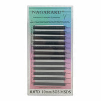 CÍLIOS NAGARAKU Y 0.07D- 10mm INVILA - Tudo para unhas em gel