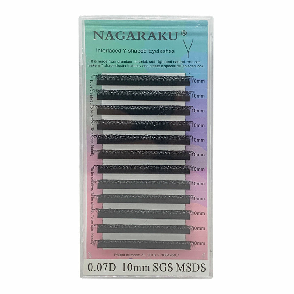 CÍLIOS NAGARAKU Y 0.07D- 10mm INVILA - Tudo para unhas em gel