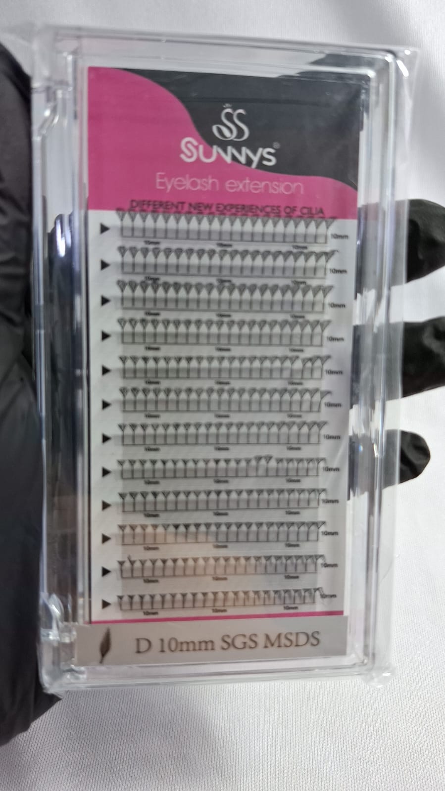 CILIOS SUNNYS D 10MM INVILA - Tudo para unhas em gel