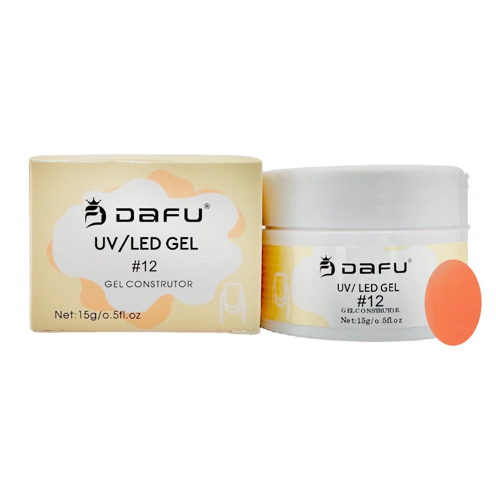 GEL CONSTRUTOR DAFU #12- 15g INVILA - Tudo para unhas em gel