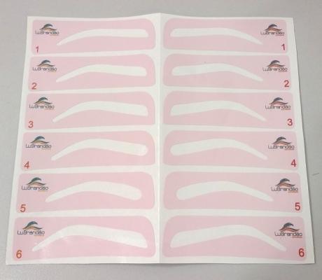 MOLDE PARA SOBRANCELHAS INVILA - Tudo para unhas em gel