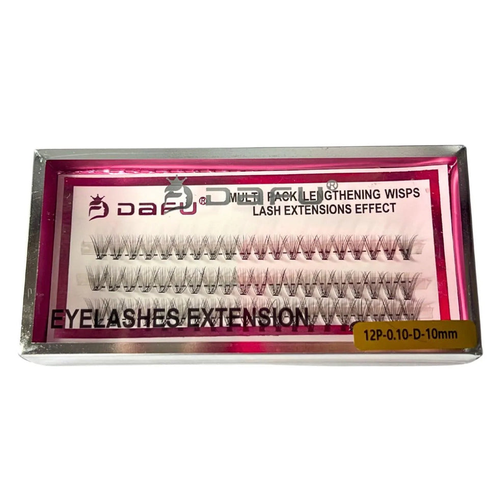 CÍLIOS TUFO DAFU 12P 0.10D- 10MM INVILA - Tudo para unhas em gel