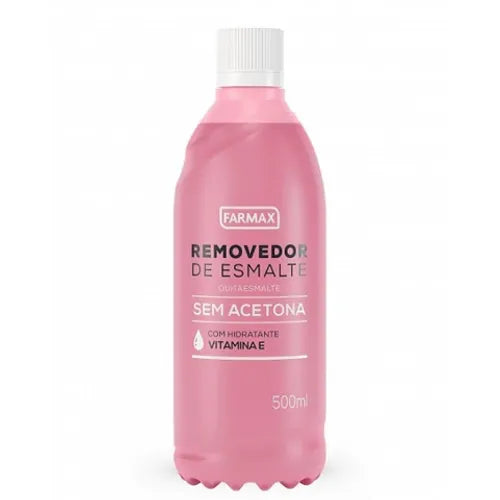 REMOVEDOR DE ESMALTE SEM ACETONA 500ML - FARMAX