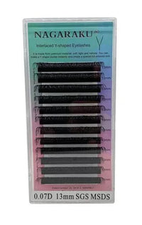 CÍLIOS NAGARAKU Y 0.07D- 13MM INVILA - Tudo para unhas em gel
