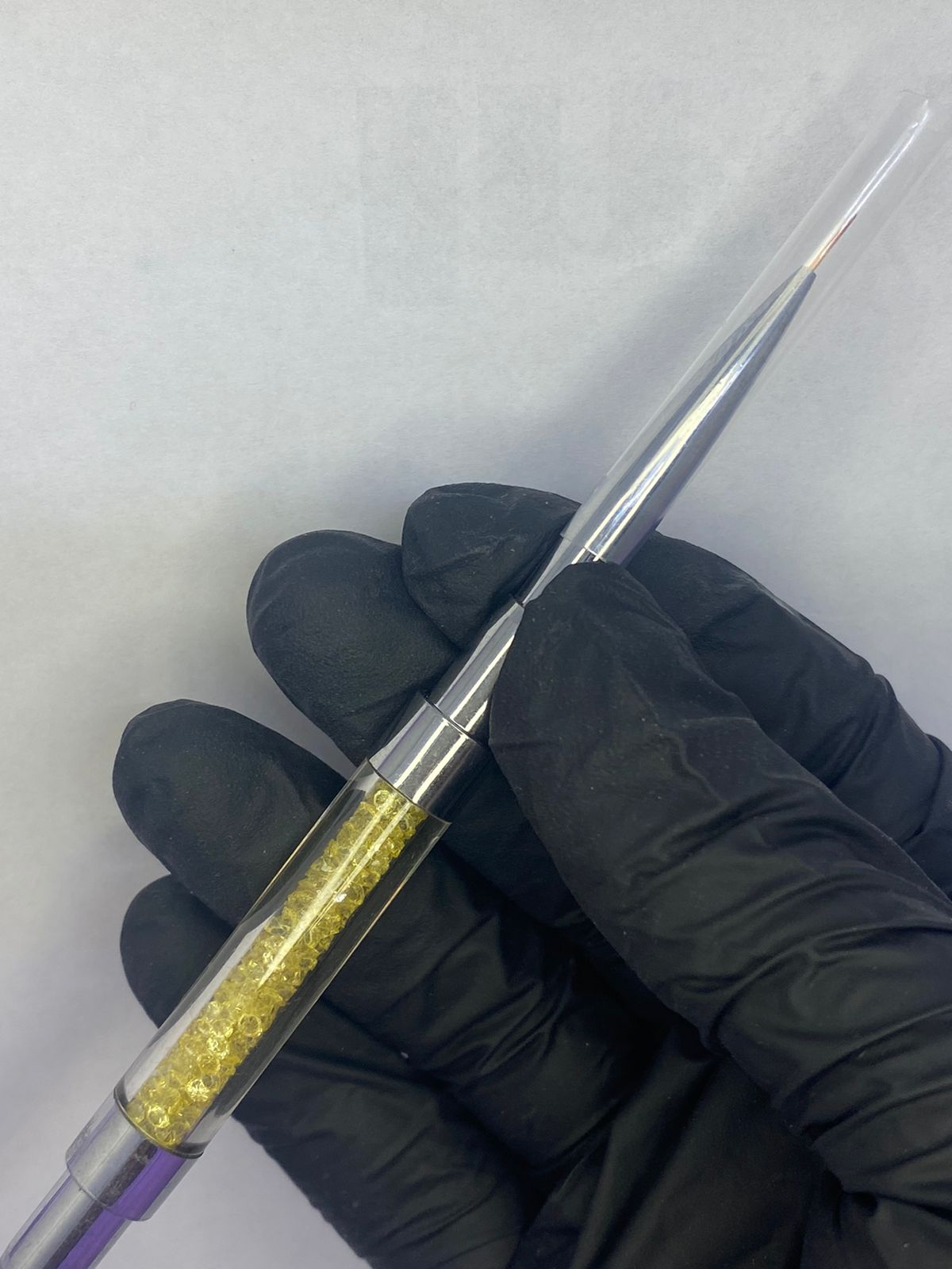 PINCEL 2EM1 DOURADO INVILA - Tudo para unhas em gel