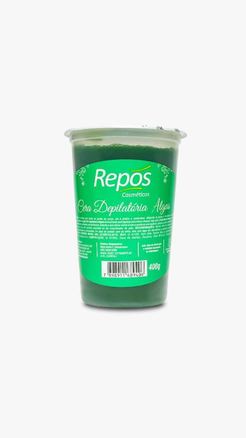 CERA DEPILATORIA ALGAS 400G -REPOS INVILA - Tudo para unhas em gel