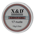 GEL X&D 17 NUDE 15g INVILA - Tudo para unhas em gel