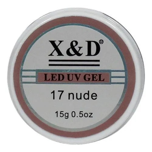 GEL X&D 17 NUDE 15g INVILA - Tudo para unhas em gel