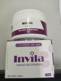 GEL AUTONIVELANTE INVILA CONTROL BLANC 25G INVILA - Tudo para unhas em gel