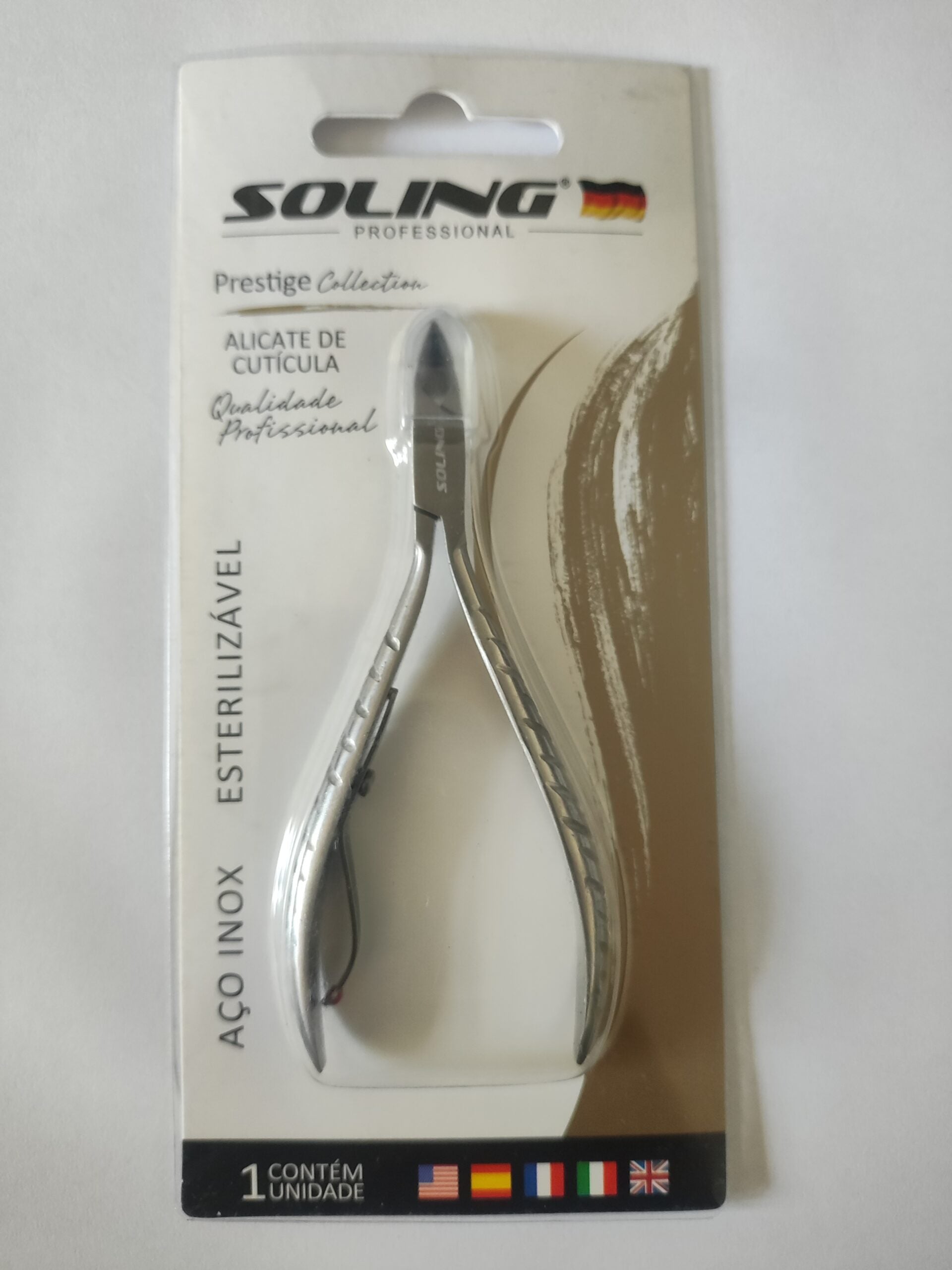 ALICATE DE CUTICULA  SOLING REF360 INVILA - Tudo para unhas em gel
