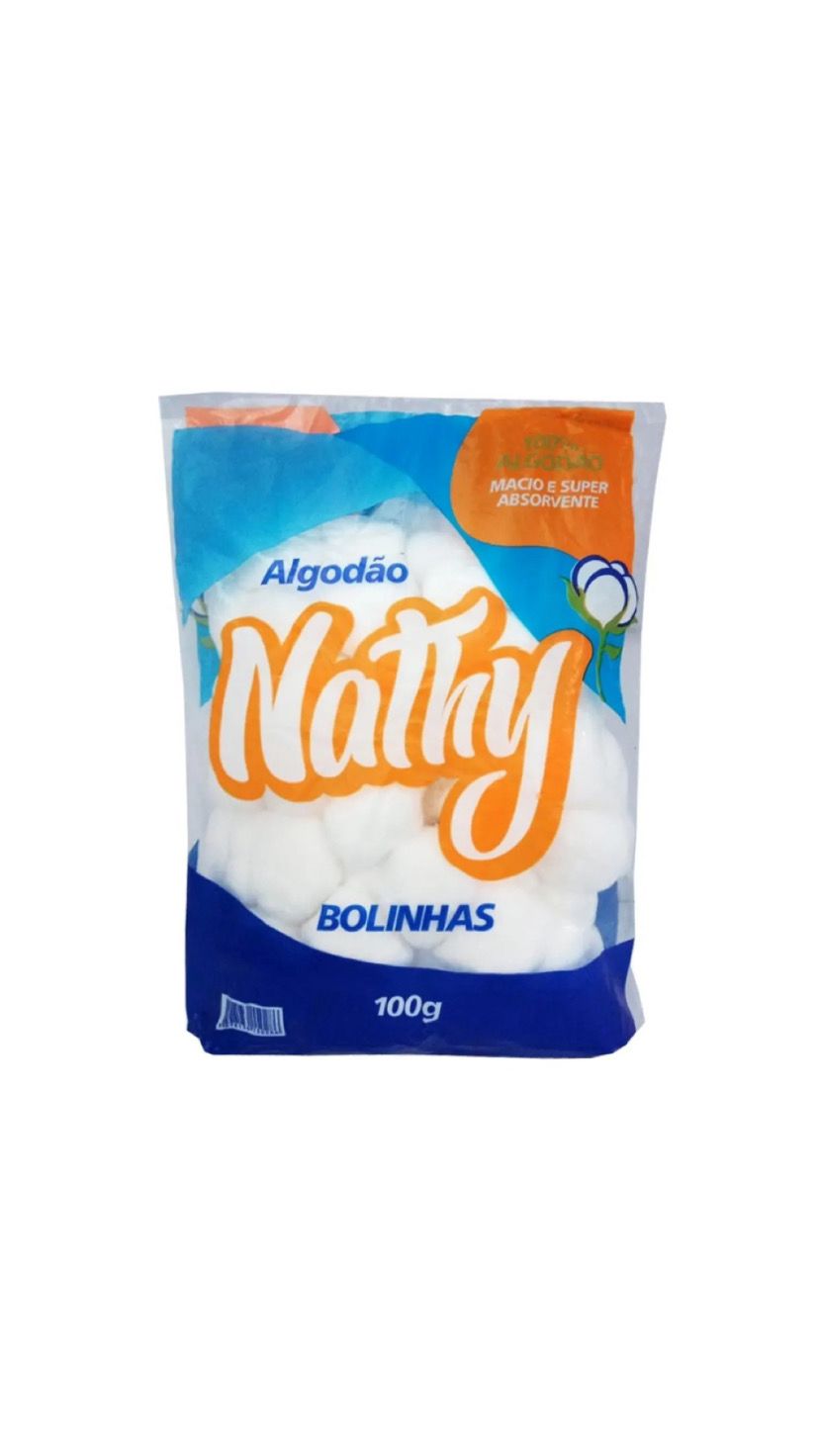 ALGODÃO BOLINHAS 100G  -NATHY INVILA - Tudo para unhas em gel