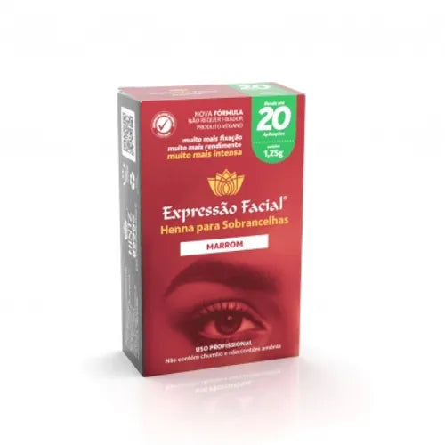 HENNA POCKET MARROM - EXPRESSAO FACIAL