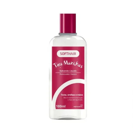 REMOVEDOR DE MANCHAS DE TINTURA 100ML - SOFT HAIR