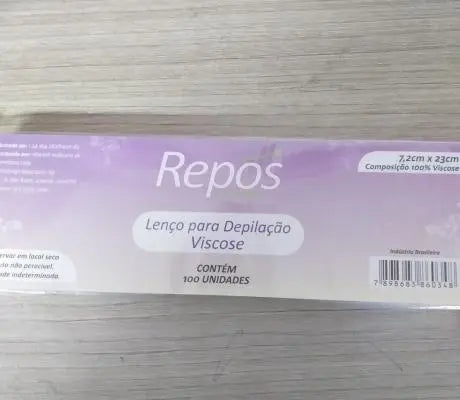 LENÇOS PARA DEPILAÇÃO 100UND - REPOS INVILA - Tudo para unhas em gel