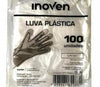 LUVAS PLÁSTICA 100 UND - INOVEN INVILA - Tudo para unhas em gel