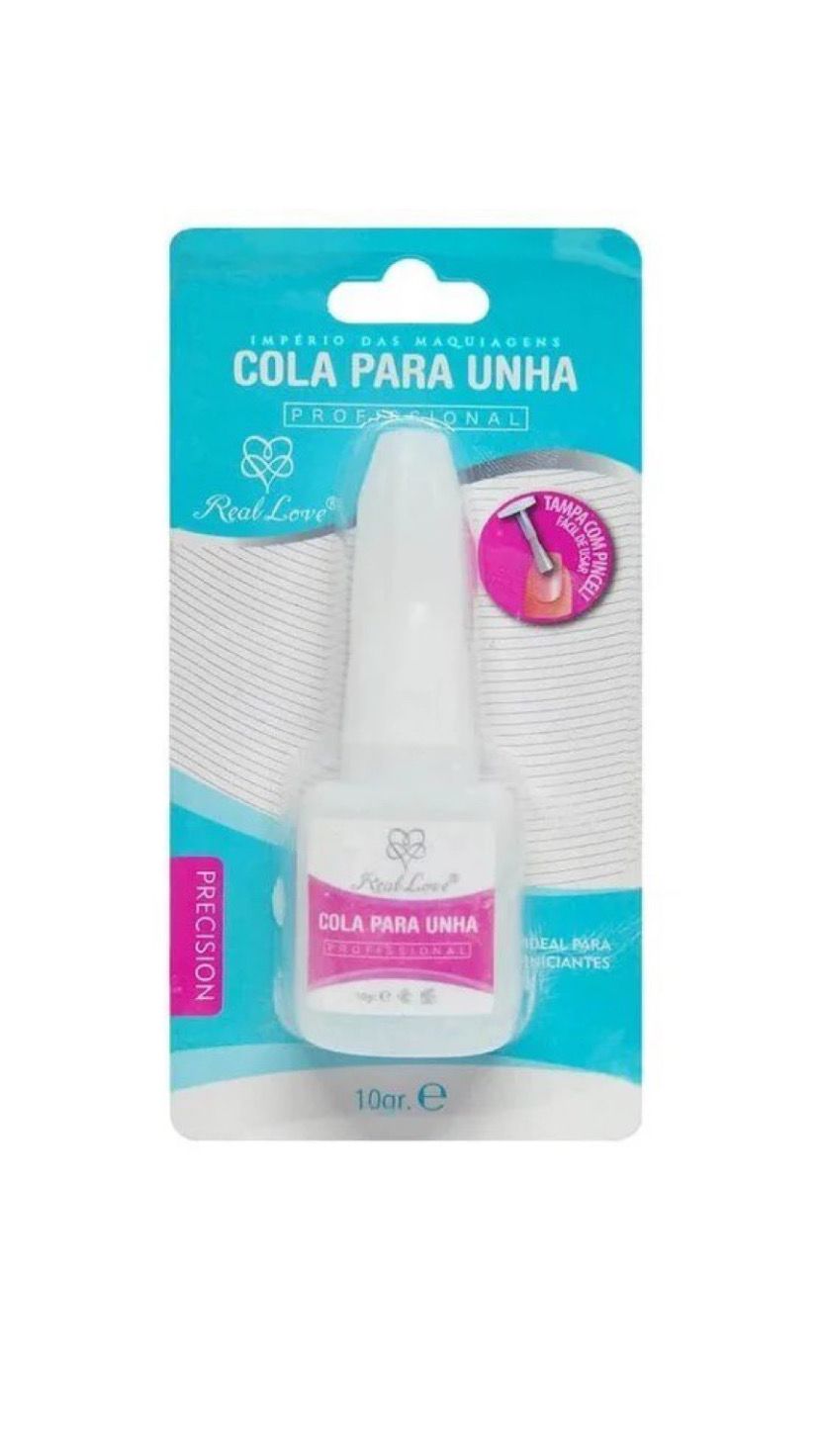 COLA PARA UNHA REAL LOVE- 10G INVILA - Tudo para unhas em gel