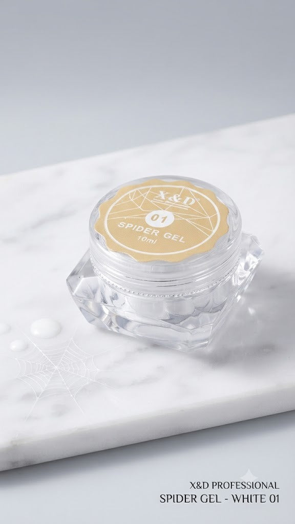 SPIDER GEL DOURADO 10ML - X&D