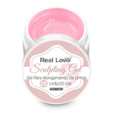 GEL DE ALONGAMENTO PARA UNHAS REAL LOVE- 30 ML- NUDE INVILA - Tudo para unhas em gel