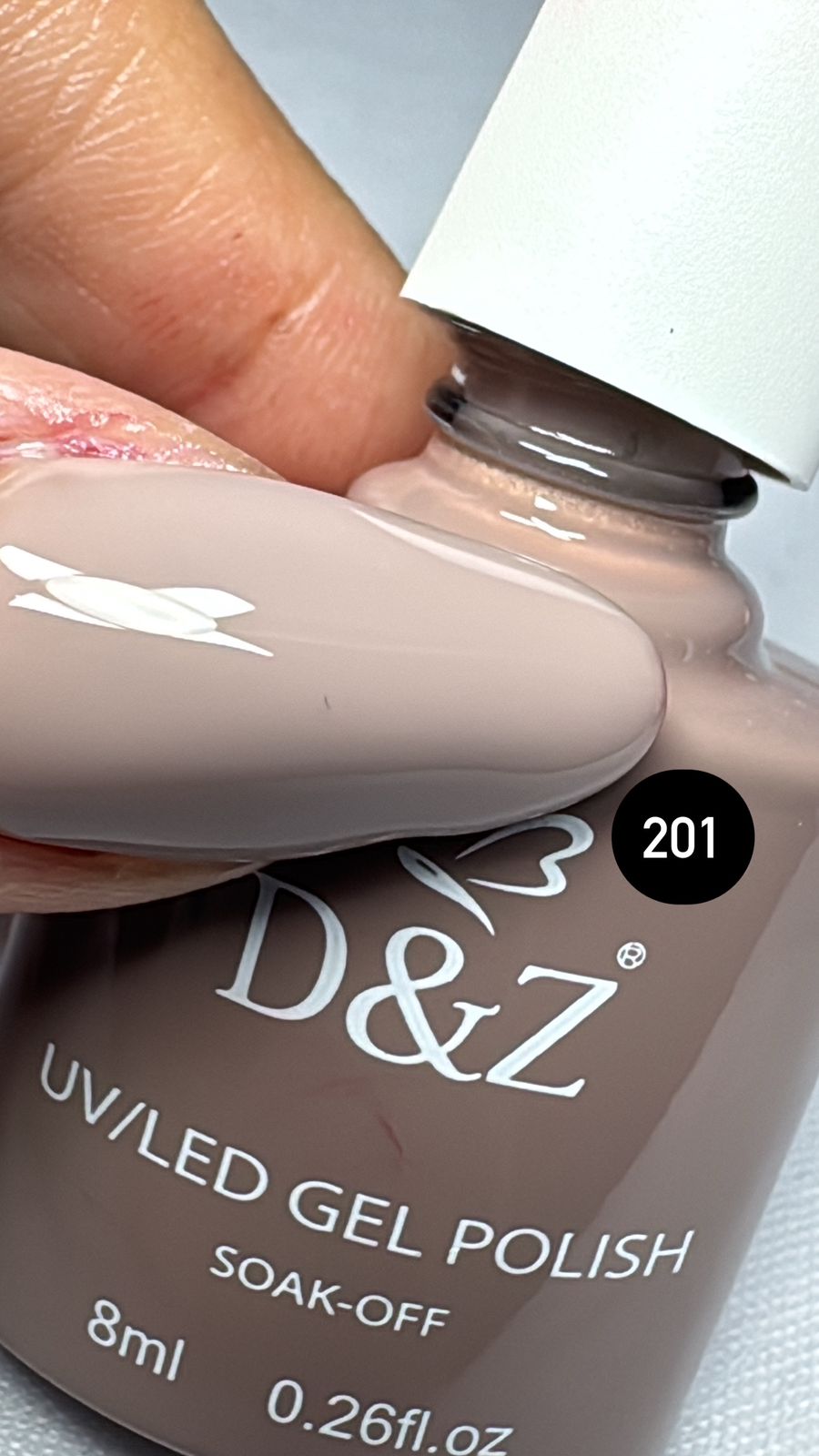 ESMALTE D&Z GEL POLISH 201 8ML INVILA - Tudo para unhas em gel