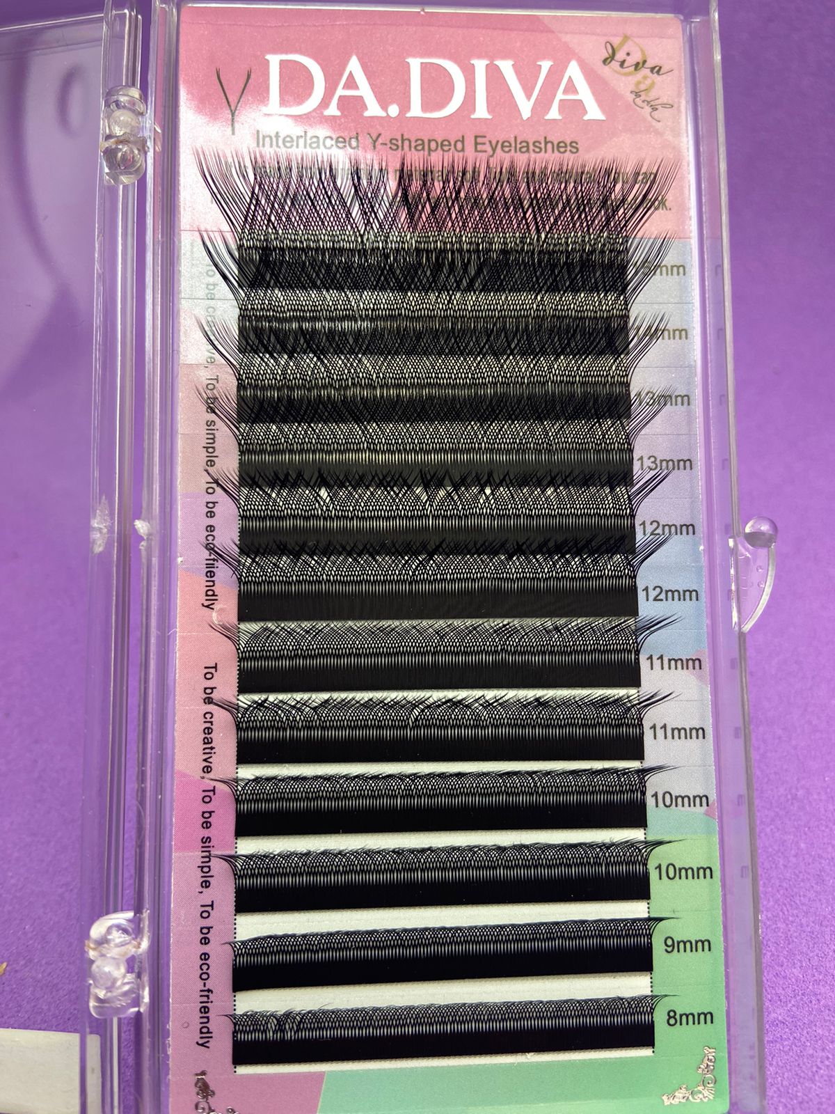 CÍLIOS CURVATURA L MIX -  DA DIVA INVILA - Tudo para unhas em gel
