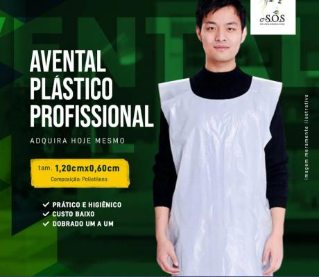 AVENTAL PLÁSTICO - 50UND INVILA - Tudo para unhas em gel